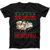 Merry Christmas Shitters Full Cousin Eddie Funny Gift Tee Black T Shirt 132