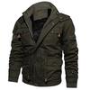 Men's Winter Jacket Casual Thick Thermal Coat Army Pilot Jackets Force Cargo Outwear Fleece Jacket