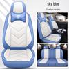 Napa Leather Full Coverage Front Car Seat Covers - All-Season and Universal Fit