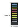 Hanging File Organizer Bag Oxford Fabric 10 Layer Folder Storage Pocket Space-Saving Worksheet Mail Container Indoor School