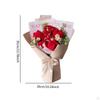 Crochet Flowers Knitted Artificial Completed Ornament Artwork Mother's Day Gift for