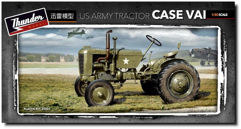 Thunder Model 1/35 Scale US Army Case Military Tractor VAI Plastic Model TB35001