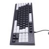 RGB Backlit Gaming Keyboard 87 Keys Compact Keyboard USB Wired Keyboard for PC Laptop Gamers Typist
