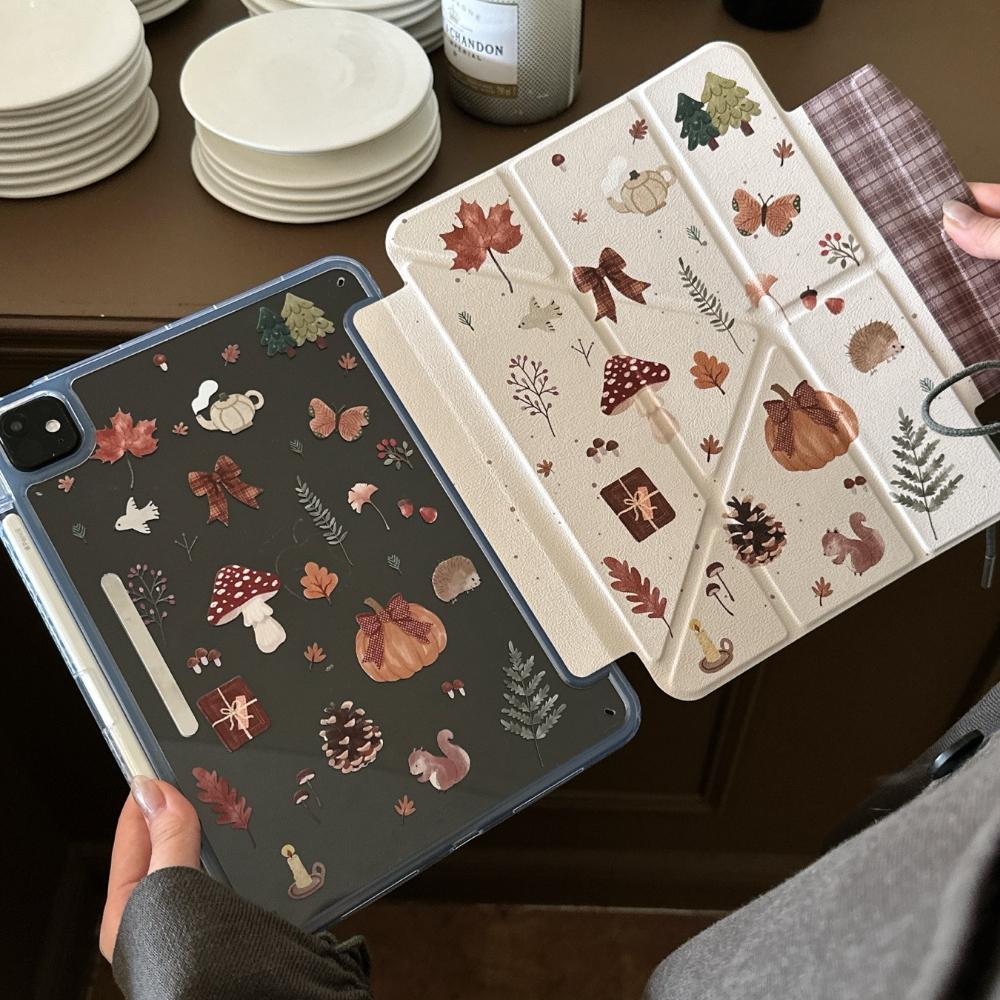 For iPad Case A16 11th 2025 9th 8th 7th Generation Pro 11 13 2024 12.9 Cover Pencil Holder Funda iPad Air 5 4 13 11 Inch Mini 6
