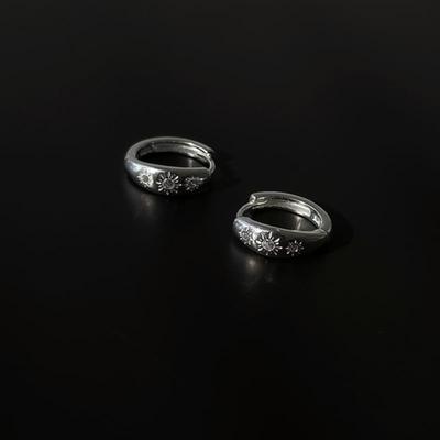 Mosxe [925silver] Rising Sun Earring