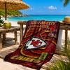 Kansas Chiefs Logo Beach Towel, Quick-drying, Easy to Care for, Suitable for Both Fitness and Beach Vacations,Sports Essential