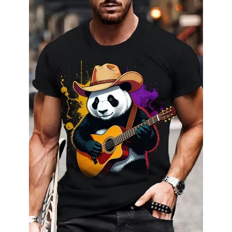Men s Casual Loose Top Fashion Printed Short Sleeve Simple T-Shirts Men’s 6XL