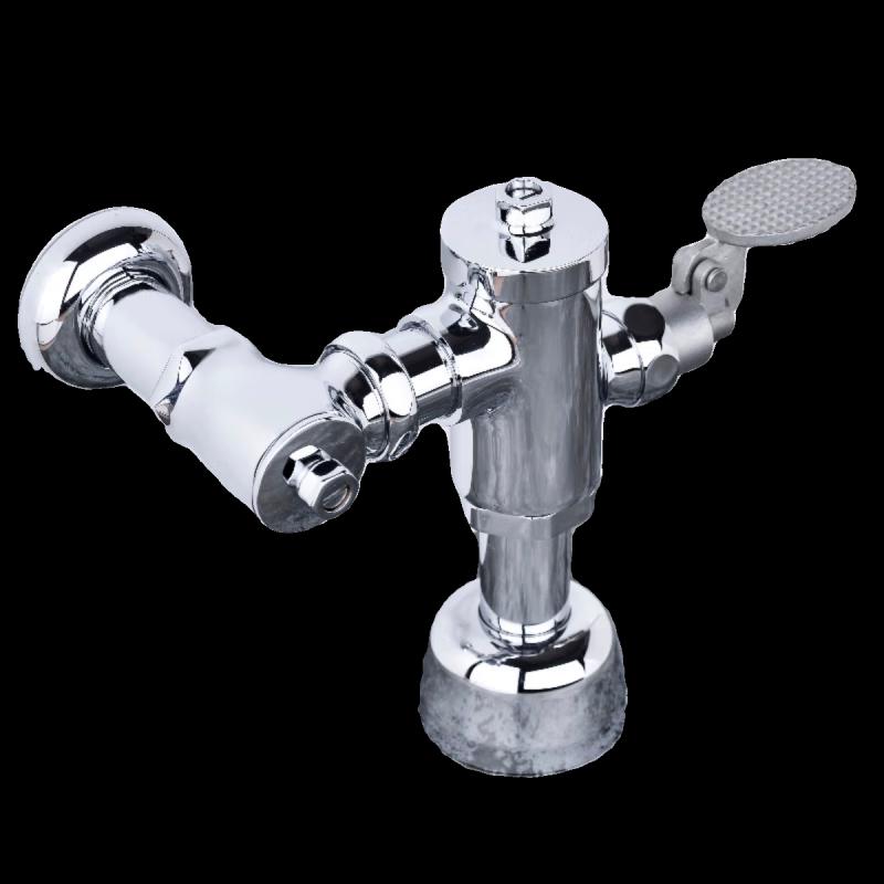 Wancun Foot-Operated Squat Toilet Flush Valve