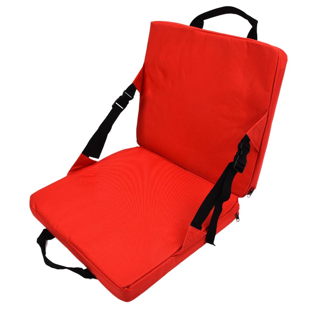 Chair Cushion Foldable Portable Soft Comfortable Seat Cushion with Backrest for Outdoor Camping