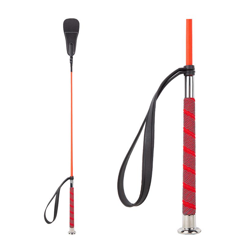 Equestrian Riding Short Whip for Horseback Riding 68 cm красный