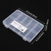 23.5*16.5cm Transparent Car Model Storage Box 10 Grids Toy Dustproof Organizer Case For Diecast Vehicles And Models