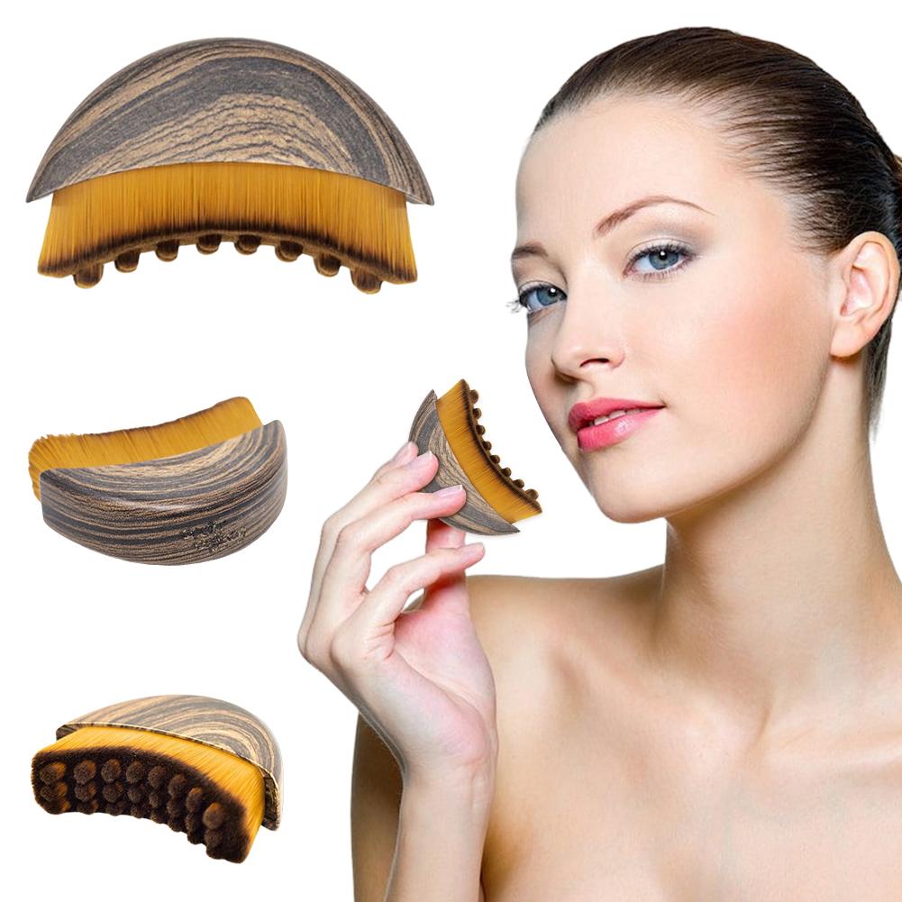 Pennello Viso Drenante Linfatico Pennello Viso per Spazzolatura a Secco Massaggiatore Drenaggio Linfatico per Viso Mento Modellatura La Pelle Sollievo