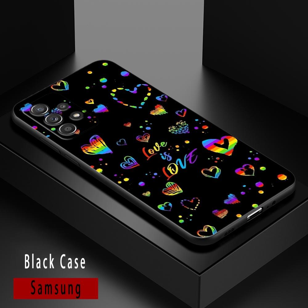 Gay Pride Flag Lesbians LGBT Rainbow Cases For Samsung Galaxy A52 Funda A54 A13 A52s A53 A72 A73 A33 A23 A32 A51 A71 Soft Covers