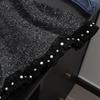 Women's Beaded Wool Blend Layered Vest