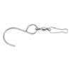 20pcs S Shape Hook S Hook Clips Stainless Steel Dual Clip Wind Chimes S Hook 360 Degree Rotation Silver