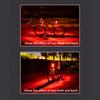 Road Bike Security Light Rechargeable Bicycles Light Night Cycling Tail Light Essential Accessory for Bicycles Security