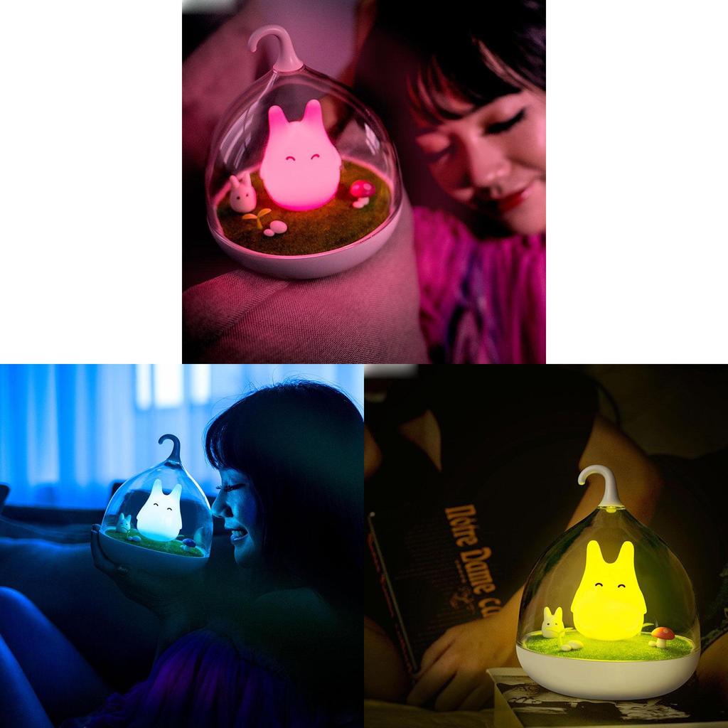 Charming Cute Animal Led Bedside Lamp With Touch Sensor For Soft Nighttime Illumination