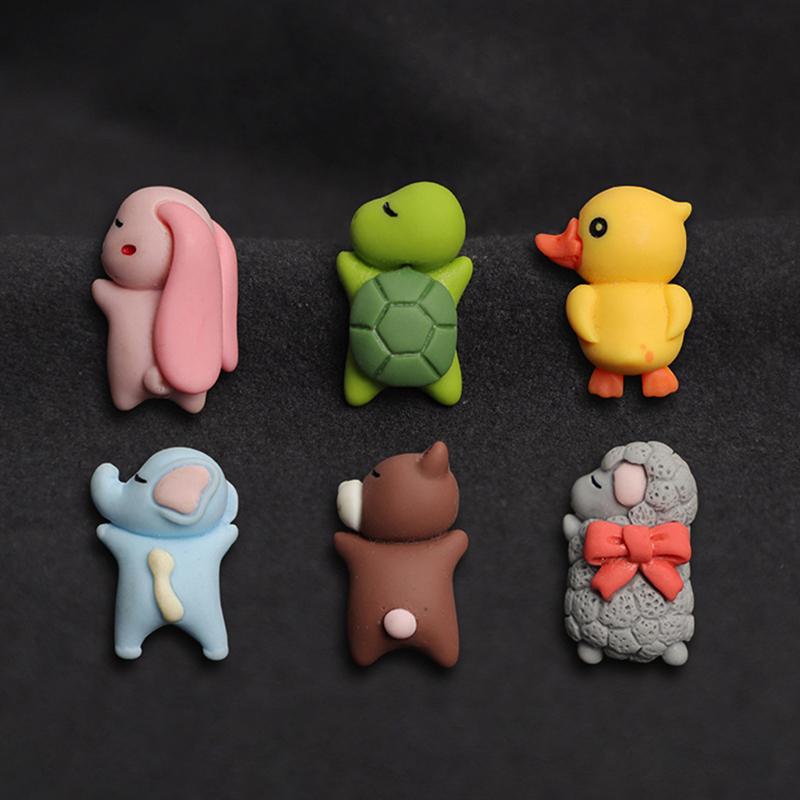 Cartoon Animal Brooch Cute Turtle Bunny Sheep Elephant Brooch Badge Lapel Pin Clothes Backpack Decor Jewelry For Festival Gifts