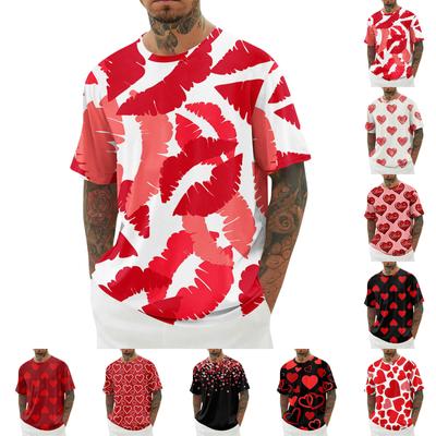 Men's T-shirt, Loose Casual Short Sleeved Top, Men's Short Sleeved Top