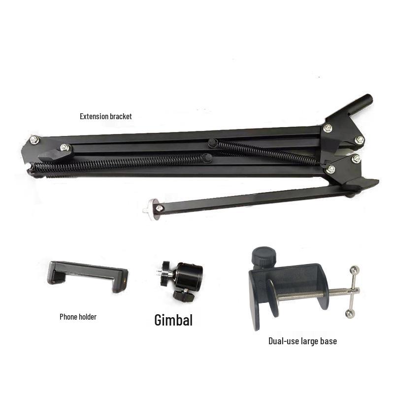 Mobile/Tablet Microphone 35 Stand for Video Chat, Binge Watching, Desktop, Bedside, and Live Streaming.