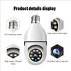 2MP E27 Bulb Wifi Camera 360° Rotation Human Tracking Color Night Vision Intercom Camera Support YI IoT APP