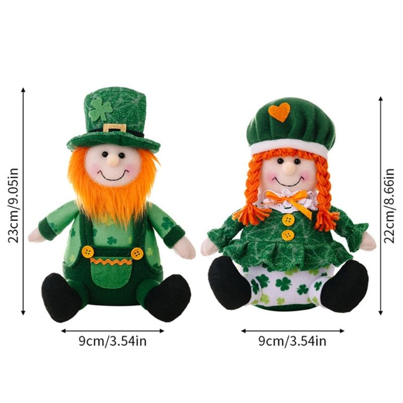 Charmings Irish Celebration Doll Patrick's Day Gnomes Exquisites Craftsmanships Great Addition Home Decorations