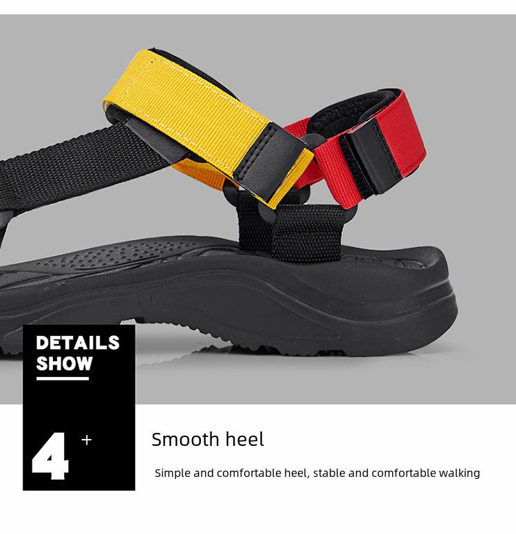 Herren Europäische Klett-Sandalen - Römischer Stil Strand Sport Hausschuhe, Personalisiertes Design, Große Größen verfügbar