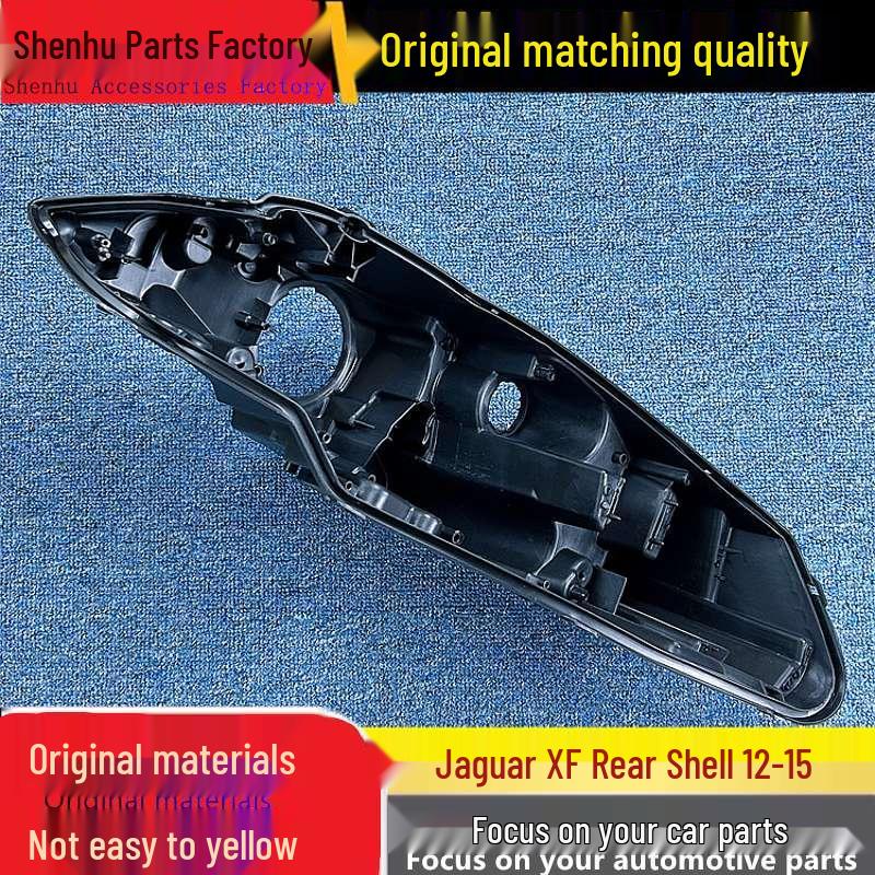 

Jaguar XF 2012-2015 Headlight Rear Housing: Black Plastic Front Base Shell Front Passenger