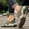 High Quality Shoes for Men Hiking Mesh Leather Casual Sneakers Man Brand Luxury Designer Black Breathable Running Trainers