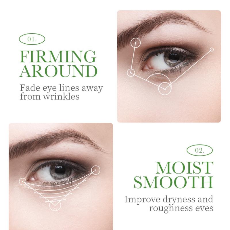 Aloe Vera Eye Mask SADOER Collagen Improves Dark Circles Eye Pattern Eye Bags