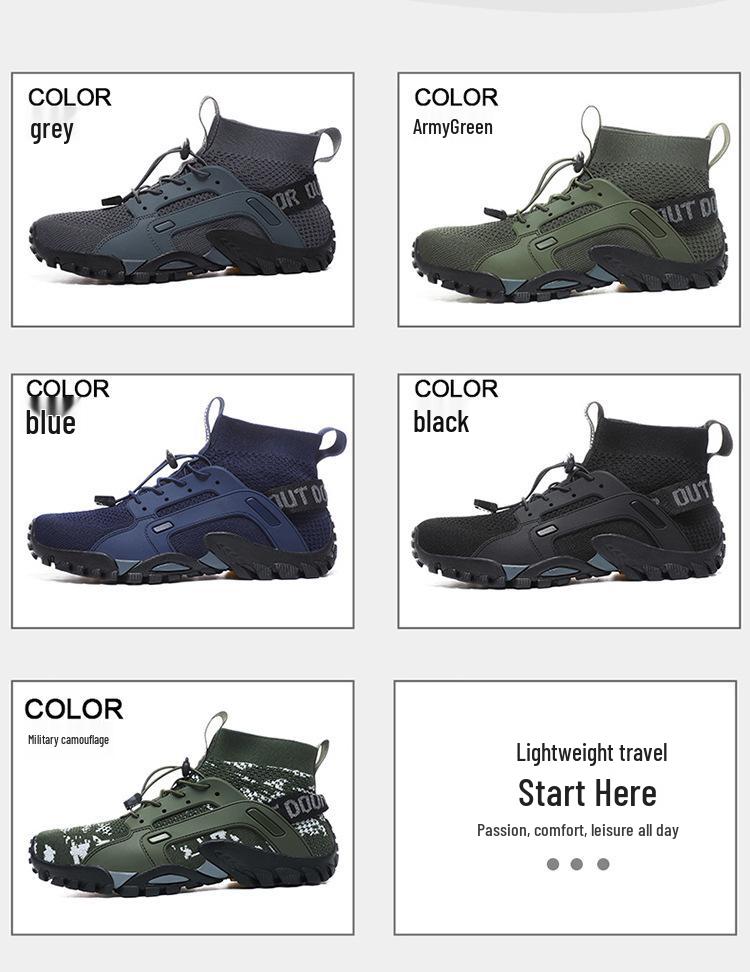 Herren-Watschuh für Outdoor-Wanderungen und Angeln in großen Größen