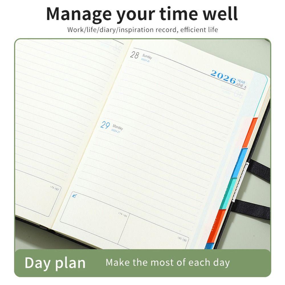 English 2026 Schedule Planner Notepad Wear-resistant To-do List Notebook  Business