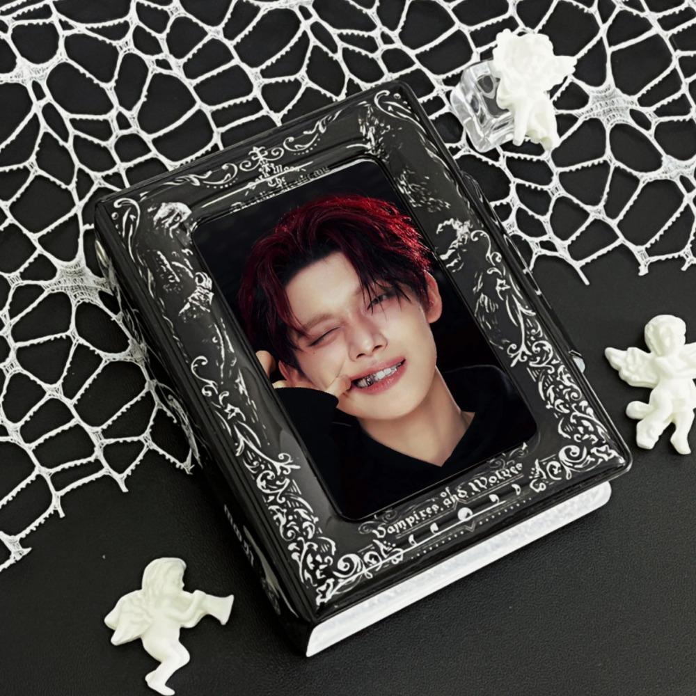 PVC Card Album Gothic Dark Style Idol Card Collect Book Mini Photocard Binder Unisex