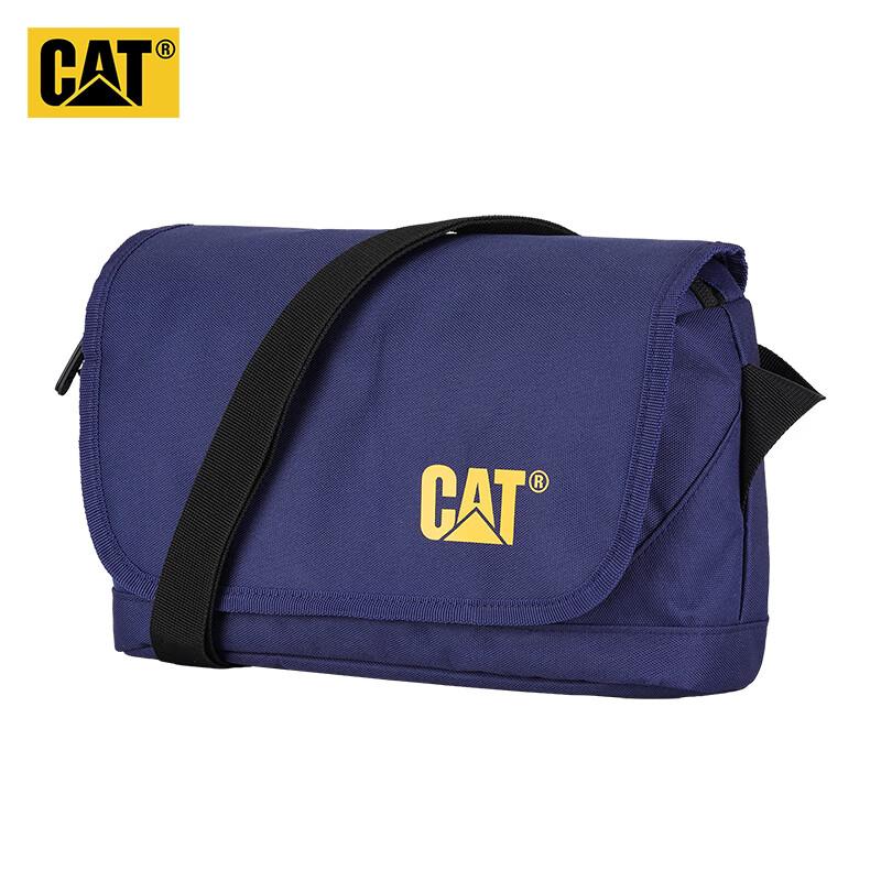 CAT Crossbody Bag, Shoulder Bag, Lightweight Messenger Bag, Casual Satchel, 11-Inch IPad Bag, Trendy Flip-Top Large Capacity Blue 84512