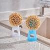 Kitchen Scrubber Sink Brush With Upright Design For Easy Cleaning Pans Pots