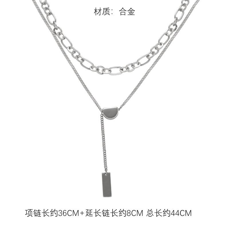 Original splicing butterfly pendant necklace spring niche design high-end collarbone chain with jewelry