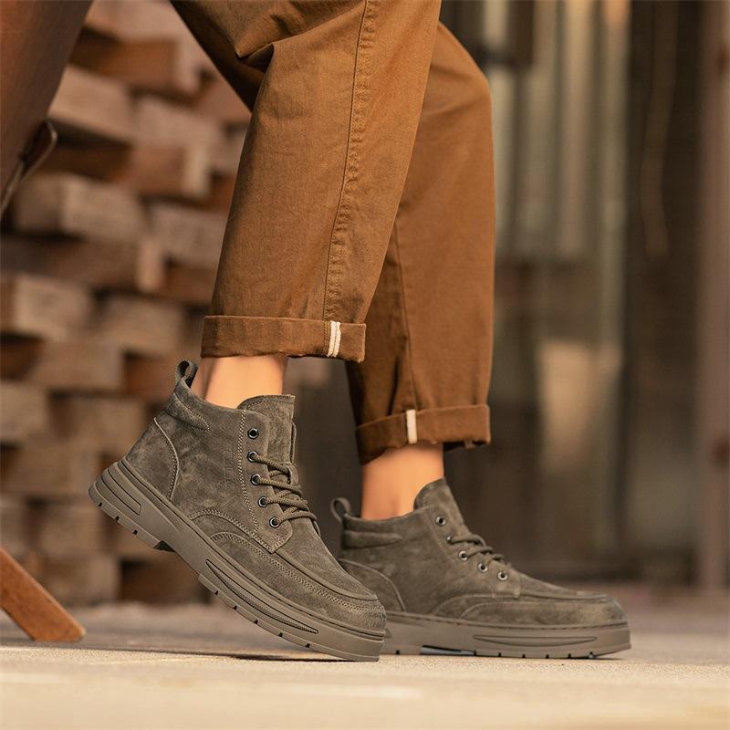 British style casual Martin boots outdoor locomotive retro short tide boots thick-soled non-slip and wear-resistant boots