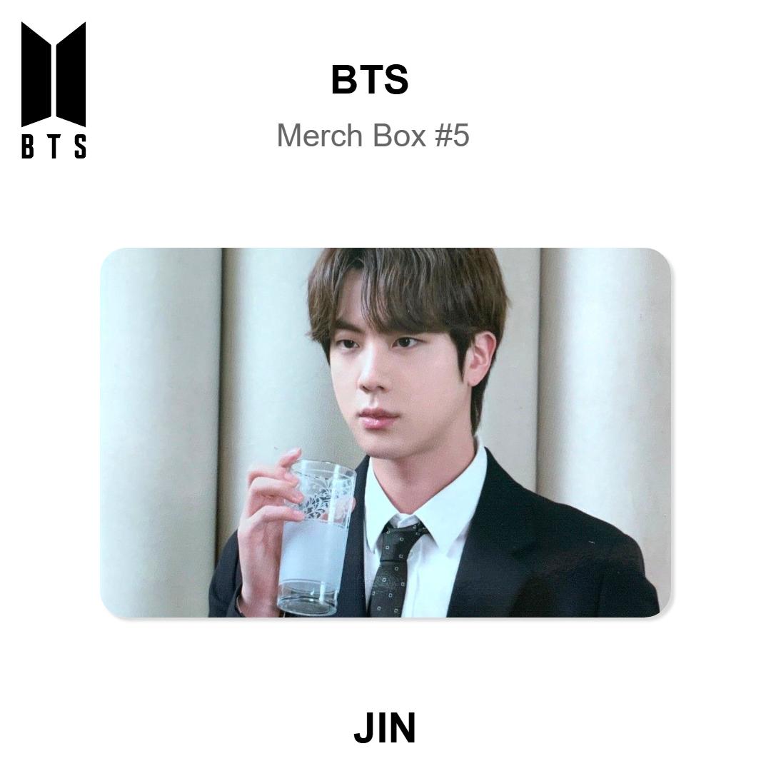 BTS Merch Box #5 Official Photocard Jin