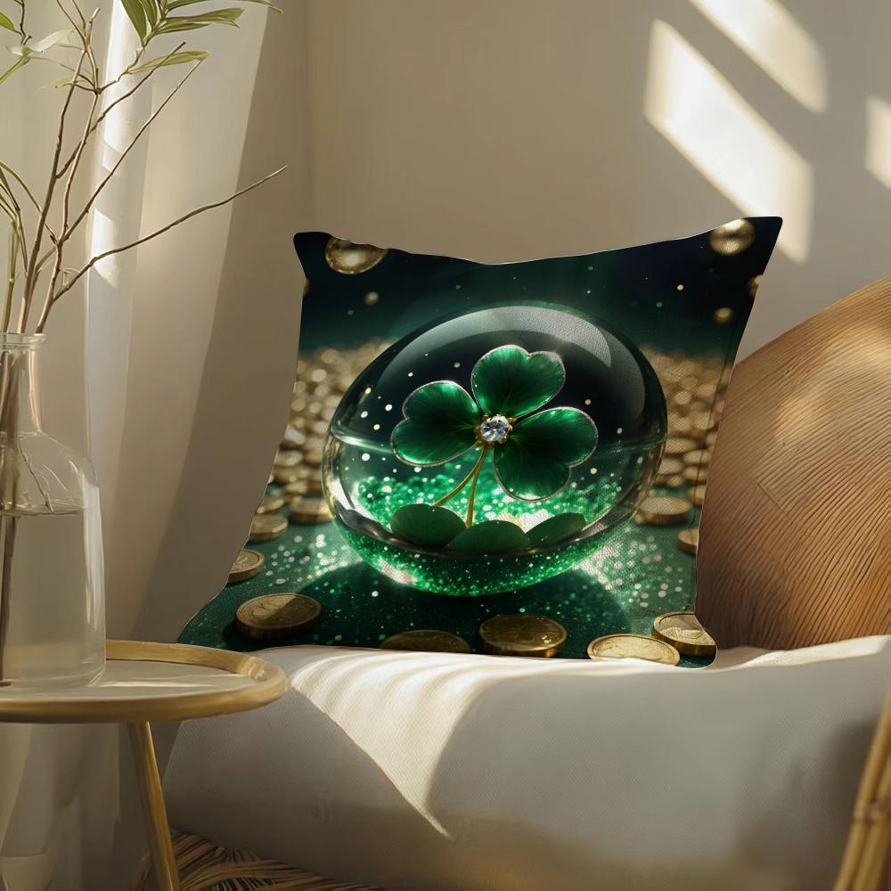 St.Patrick'S Day  Pillow Case Pillowcase, Double-Sided Printed, Sofa Cushion, Bedroom Headboard
