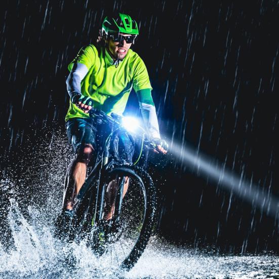 Sykkellykt Justerbar Zoom Oppladbar Lettvekt Vanntett MTB Landevei Terrengsykkel Nattkjøring Varsel COB Frontlykt