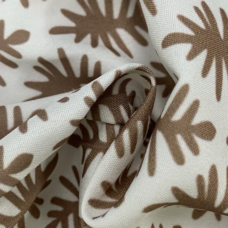 QICED Autumn Winter Fashion Belt Printed V-neck Simple Temperament Long Dress