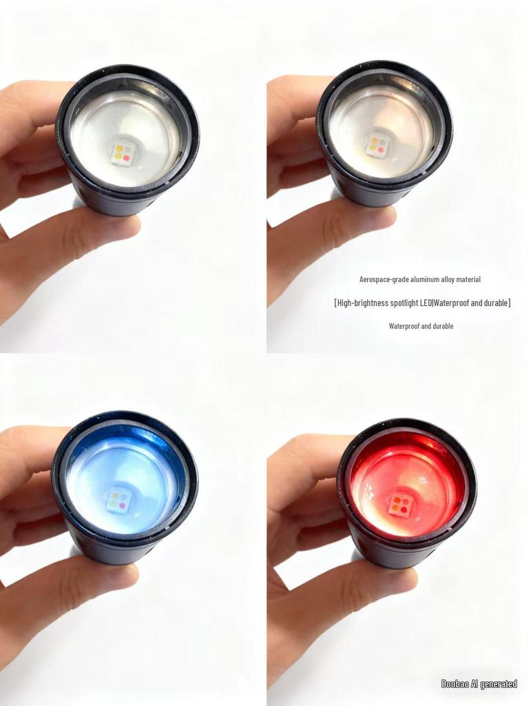 High-Intensity Aluminum Alloy Long-Range Flashlight - Super Bright, Portable, Multi-Function Outdoor Light