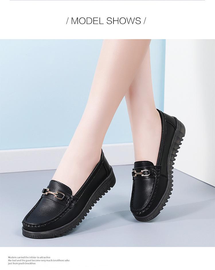 2024 Autumn Plus Size Elegant Women's Non-slip Soft Sole Fashion Shoes