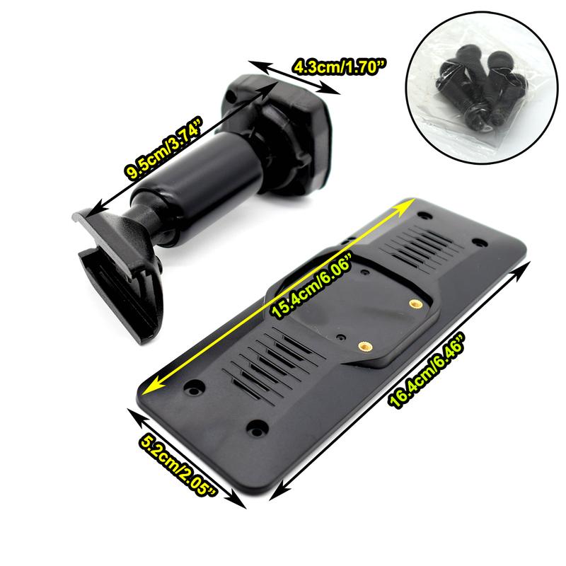 OEMASSIVE Car Recorder Holder DVR Rear Mirror Mount Back Plate Panel & Bracket GPS Video Driving Recording Auto Safety Dash Cam