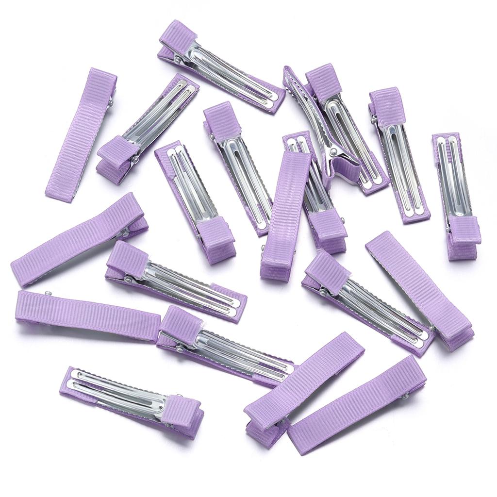 10pcs/lot 48x10mm Colorful Flat Alligator Ribbon Hair Clips Jewelry Making DIY Handmade Barrettes Craft Hairpin Accessories