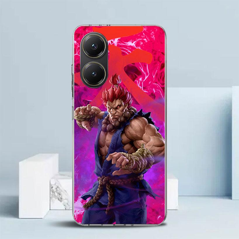 Game S-Street F-FighterS Soft Cover for Xiaomi Poco F7 Ultra X7 X6 X5 Pro M7 Phone Case Redmi 15 15C 13 13C 12 12C 10 10C Print
