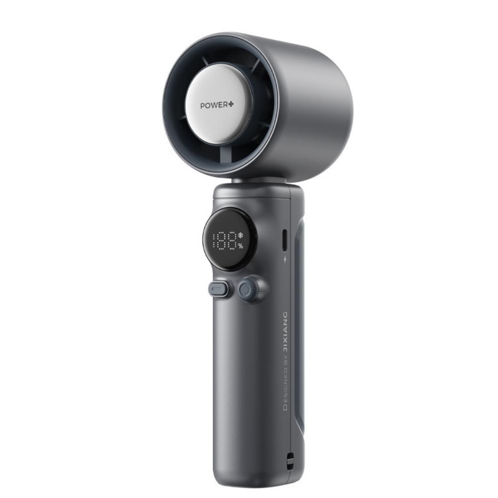 

100 Turbos Chilled Ice Sensation Cold Fan Rechargeable Mini Pocket Fan Portable Mini Fan Outdoor сірий