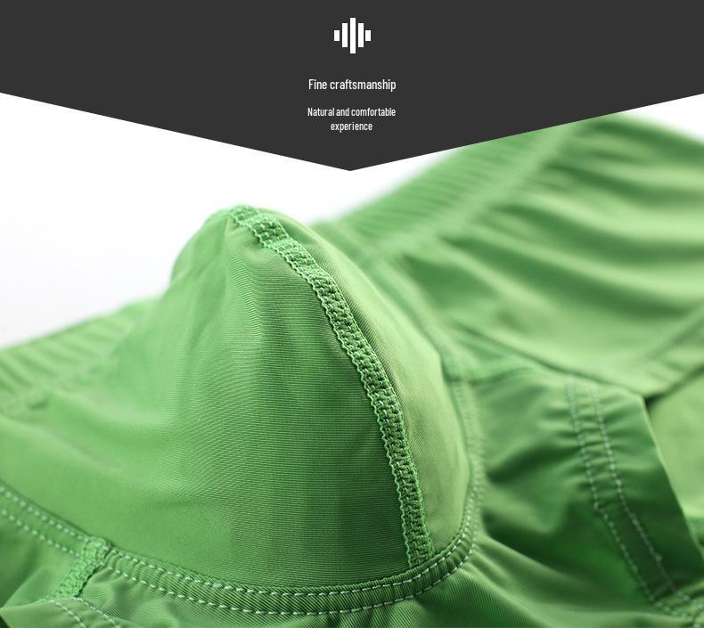 Herren Nylon 3D Beutel Boxer Briefs - Atmungsaktiv & Bequem Unifarbend