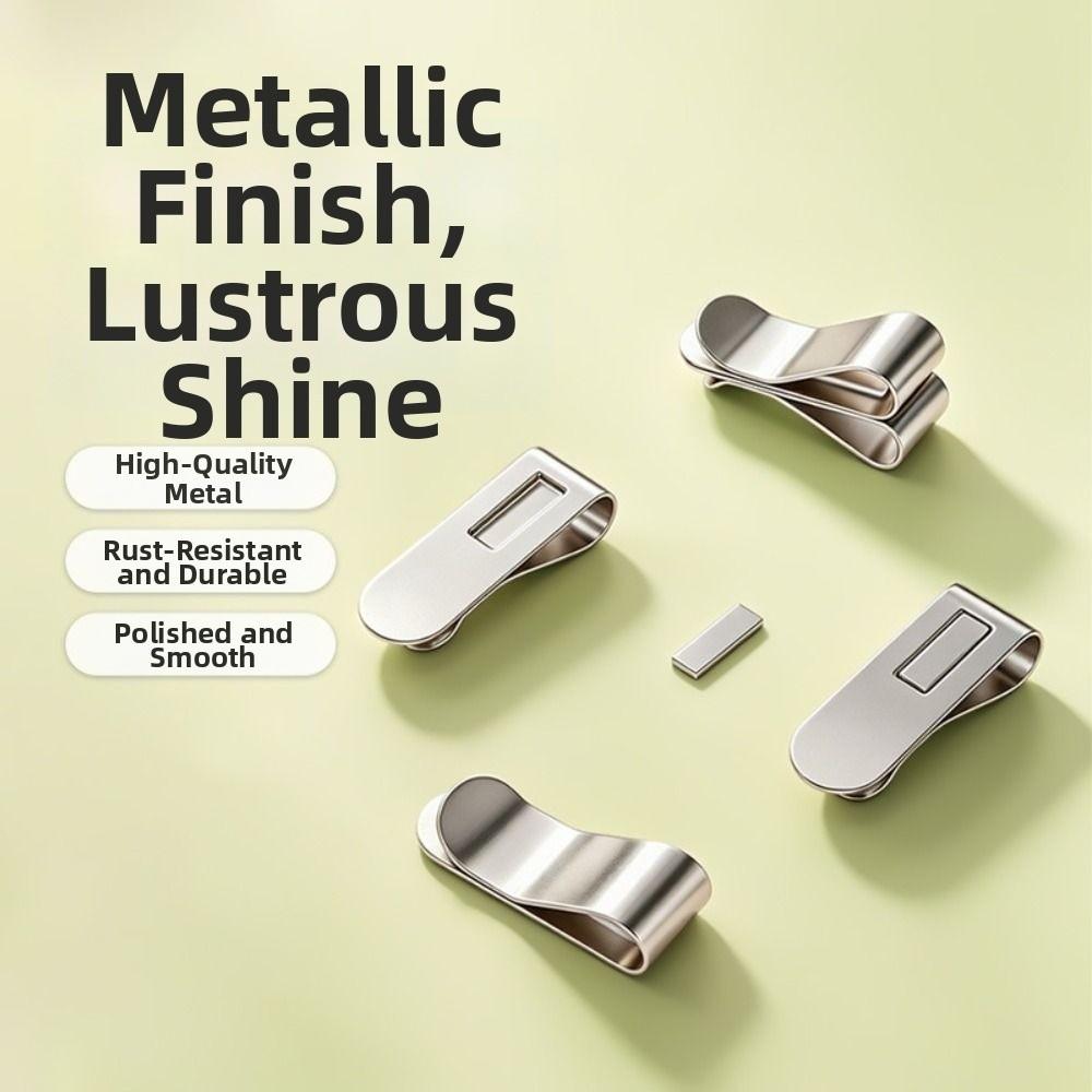 1/5Pair Detachable Magnetic Curtain Clips Drill Free Curtain Holders Office Curtains