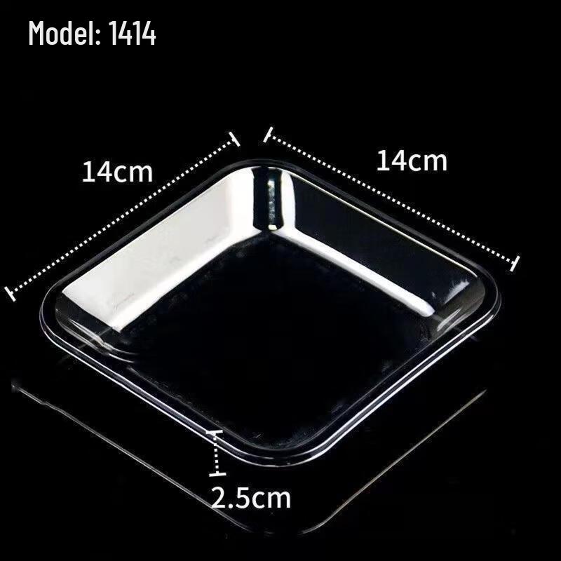 Handun Disposable Plastic Flat Fruit Tray